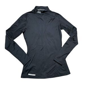 Under Armour Coldgear Black Long Sleeve Top Size Small